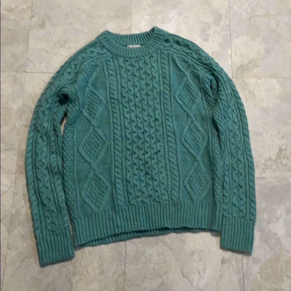 Teal sweater